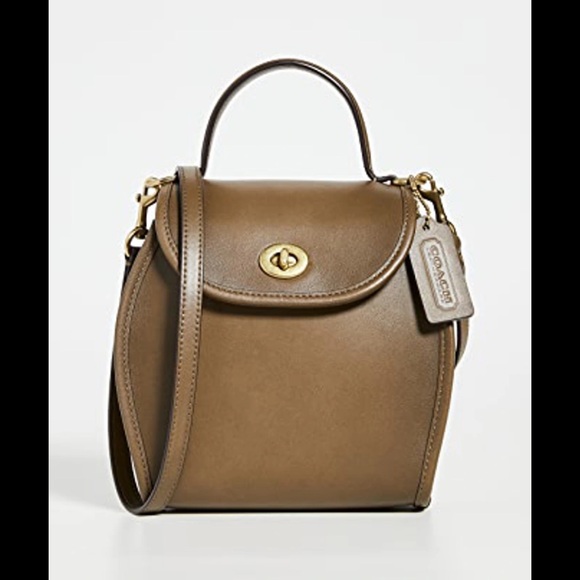 Coach Handbags - New with tags - Coach 1941 Turnlock Curved Top handle Handbag in faded hickory